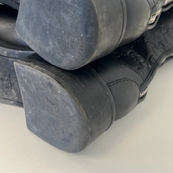 GUCCI GG Embossed leather riding boots us 7/ EU 37 - Picture 10 of 10